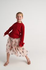 Two in a castle. Cherry Balm Embroidered Skirt - Image 2