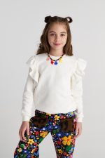 Two in a castle. Flower Sky Set Top And Pants - Image 2