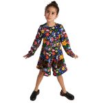 Two in a castle. Flower Sky Sweater Playsuit