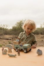 LITTLE DUTCH. Ξύλινο αυτοκινητάκι Safari με ζωάκια Safari - Image 3